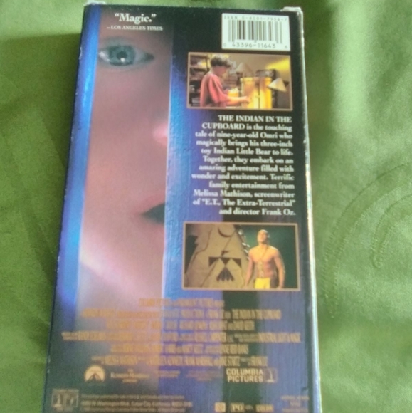 The Indian in the Cupboard VHS Video Tape Pre Owned Original Classic - Picture 4 of 7